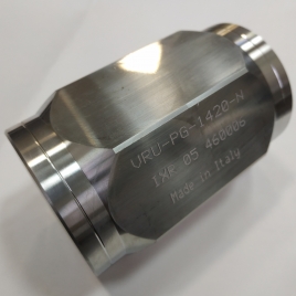Обратный клапан высокого давления INOX RIVA VRU-PG-1320-G 