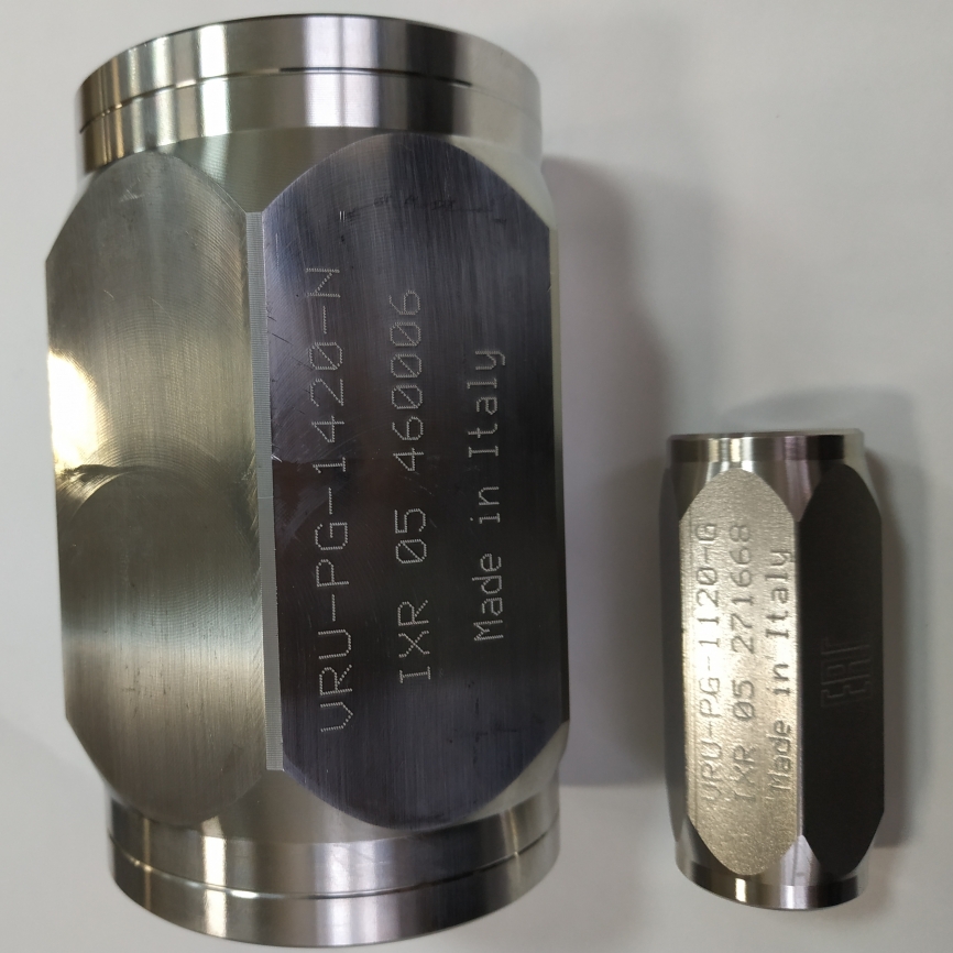 Обратный клапан высокого давления INOX RIVA VRU-PG-1320-G  фото 5
